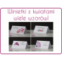 Winietki z kwiatami